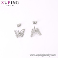 E-330 Xuping charme Bijoux littéraire simple ajouré papillon en forme de boucles d&#39;oreilles